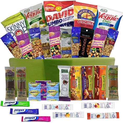 Healthy Snacks Care Package T Basket 32 Health Food Snacking Choices Quick 96518089163 Ebay