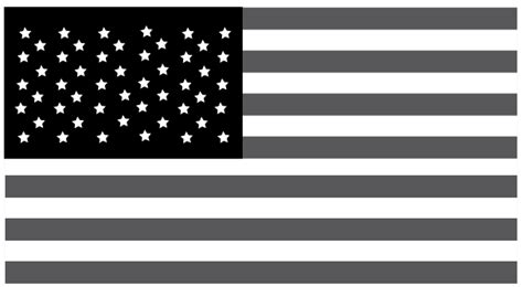 Distressed American Flag Clipart Black And White Png Clipground
