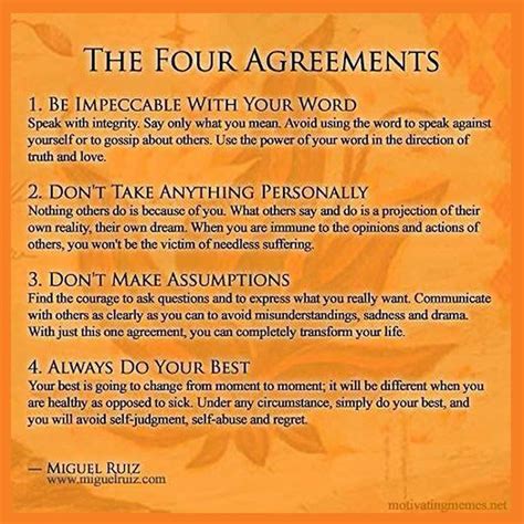 Pin By Darla C On Favourite Quotes And Inspiration The Four Agreements