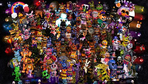Poster World Of Five Nights At Freddys By Alexander133official On