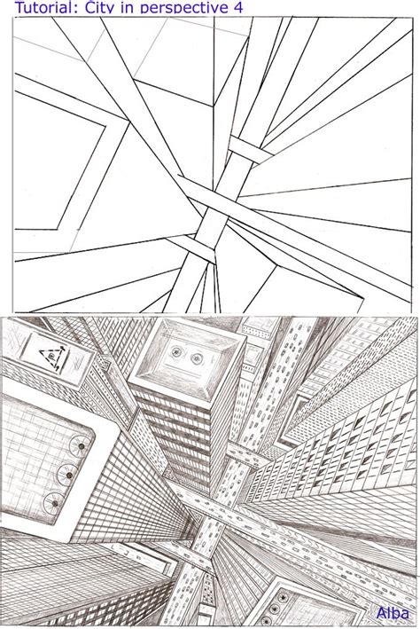 Tutorial City Perspective 4 By Lamorghana On Deviantart Perspective