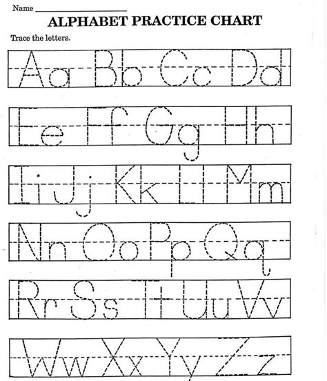 Printable Worksheets Alphabet Tracing In 2020 With Images Letter