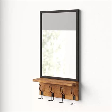 We did not find results for: Emerson Industrial Accent Mirror with Shelves & Reviews | AllModern in 2020 | Mirror with shelf ...