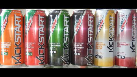 Mountain Dew Kickstart Favorite Flavor Test Youtube