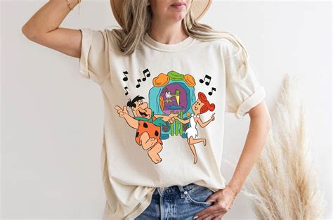 Fred And Wilma Flintstone Dance Flintstones Party Tshirt Etsy