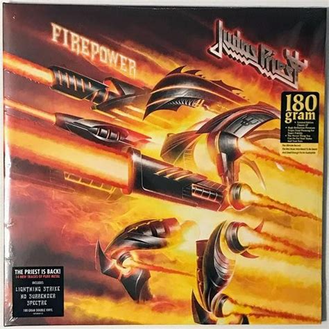 Judas Priest Firepower 2 Lp Heavy Metal Double Record 180 Gram Vinyl