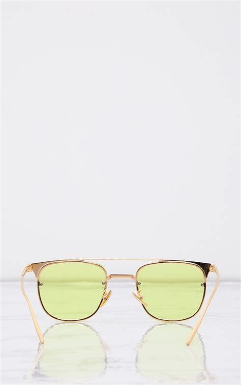 torie yellow tinted lens glasses accessories prettylittlething