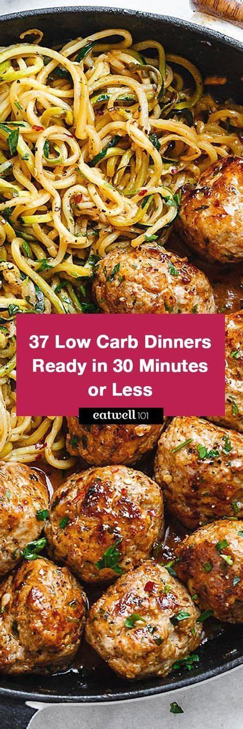 Lowering your cholesterol doesn't mean a boring menu: 100+ Quick Low Carb Dinners Ready in 30 Minutes or Less | Low carb dinner recipes, Diet recipes ...