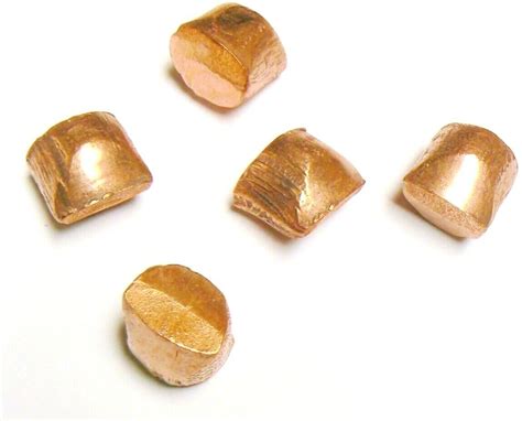 Pure Copper 9999 Oxygen Free Cu Metal Anodes Slugs Melting Casting