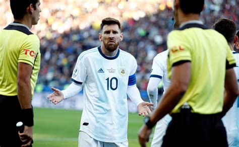 ¿por Qué Expulsaron A Messi Se Filtra La Cédula Arbitral La Raza