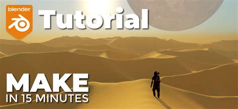 Create A Dune Inspired Landscape In Blender In Just 15 Minutes