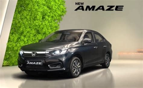 2021 Honda Amaze Facelift Launched In India Prices Start At Rs 632