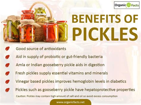 7 Surprising Benefits Of Pickles Organic Facts