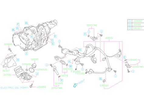 2021 subaru crosstrek 2 0l hybrid cvt limited w eyesight sensor oil pressure sensor oil prs