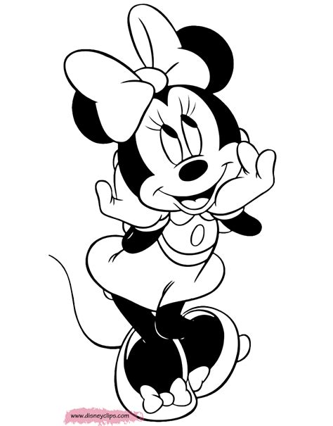 Download Minnie Mouse Coloring Pages Printable Harrumg
