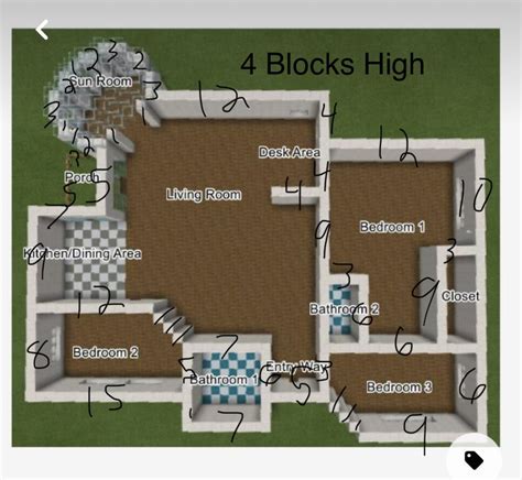 Minecraft House Plan