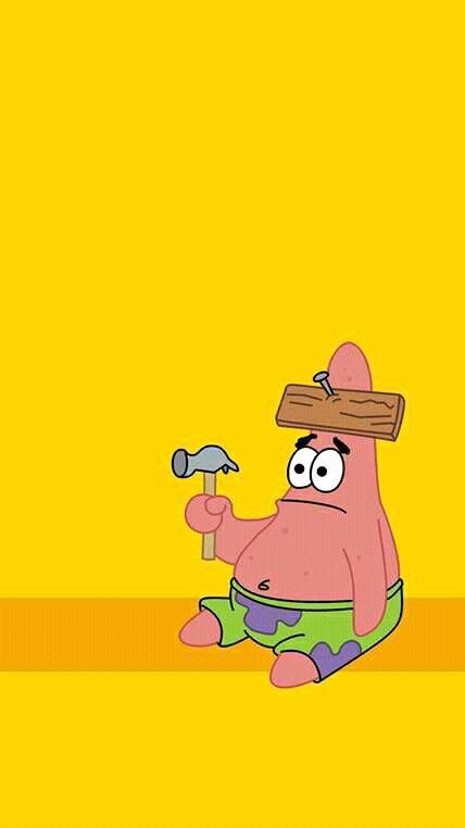 HIT THE NAIL ON THE HEAD, PATRICK. "I did it again SpongeBob." Patrick