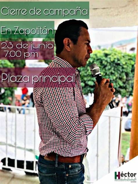 Héctor manuel huerta guerrero es un médico interista con más de 20 años de trayectoria en el sector salud de la ciudad de durango, donde tiene su consultorio y atiende a adultos mayores. Héctor Huerta cierra campaña en Zapotitan de Hidalgo ...