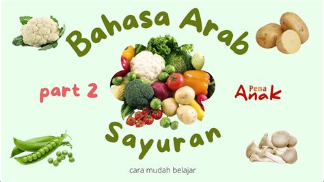 Nama Sayuran Dalam Bahasa Arab Part 2 Youtube