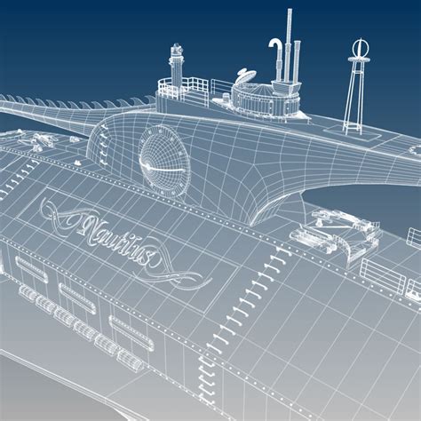 Nautilus Submarine By Jules Verne Tales 3d Model 53 Ma Free3d