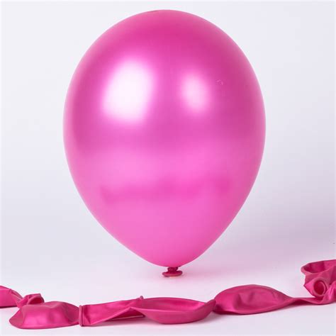 Buy Metallic Pink Air Fill Latex Balloons Pack Of 6 For Gbp 199