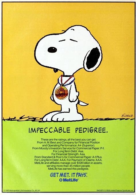 Remember How The Peanuts Gang Starred In These Old Met Life Ads