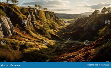 Captivating Canyon Photograph Of Danish Hills With Perfect Lighting