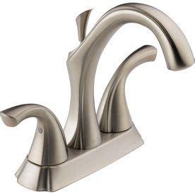 Delta Addison Stainless Handle In Centerset Watersense Bathroom Faucet Drain Included