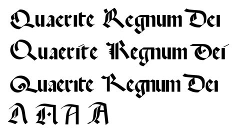 Latin Script Free Fonts