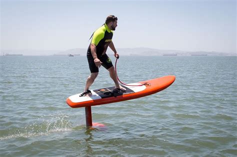 Jetfoiler The Motorized Hydrofoil Attached To A Surfboard Takes Surfing