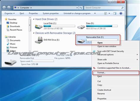 Either computer can read this format. How-to create a bootable Windows 7 USB flash drive