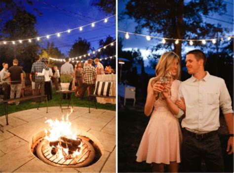 Beautiful And Fun Backyard Engagement Party To Get Inspired Weddingomania
