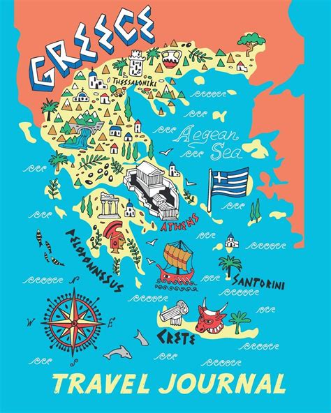 Mapa Turístico De Grecia Lugares De Interés Y Monumentos De Grecia