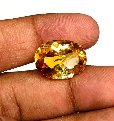 Gorgeous Natural Citrine Gemstone For Jewelry Making Faceted Etsy