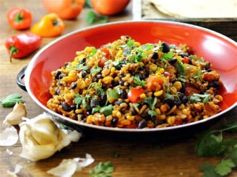 Mexican Fried Brown Rice Recipe Brown Rice Recipes Fried Brown