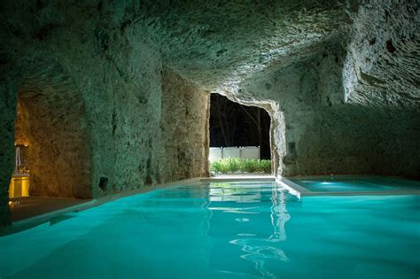 Underground Cave Pool Stunning Renovation In Civita Di Bagnoregio By