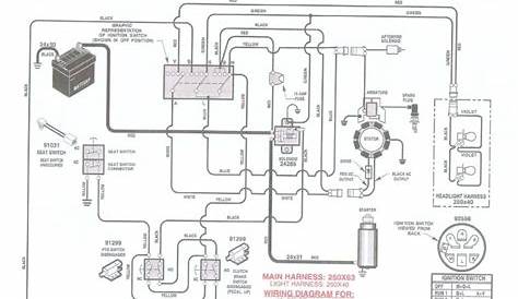 murray lawn mower wiring diagram