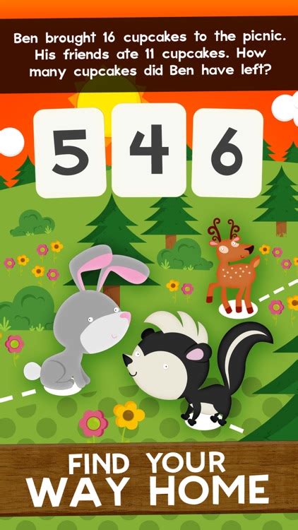 Animal Second Grade Math Games By Eggroll Games Llc