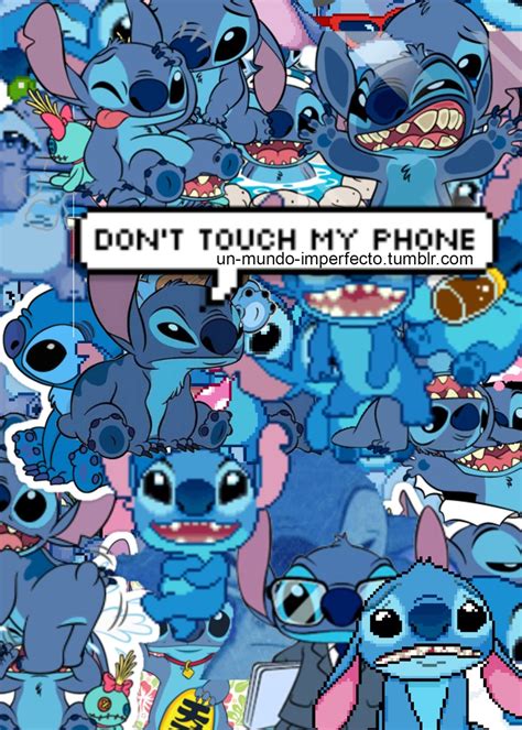 Don T Touch My Phone Fondos De Pantalla Stitch Fondos De Disney Sahida