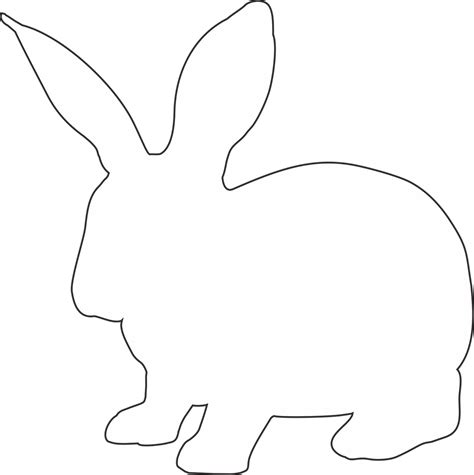 Rabbit Silhouette Hare Clip Art Rabbits Vector Png Download 717720 Free