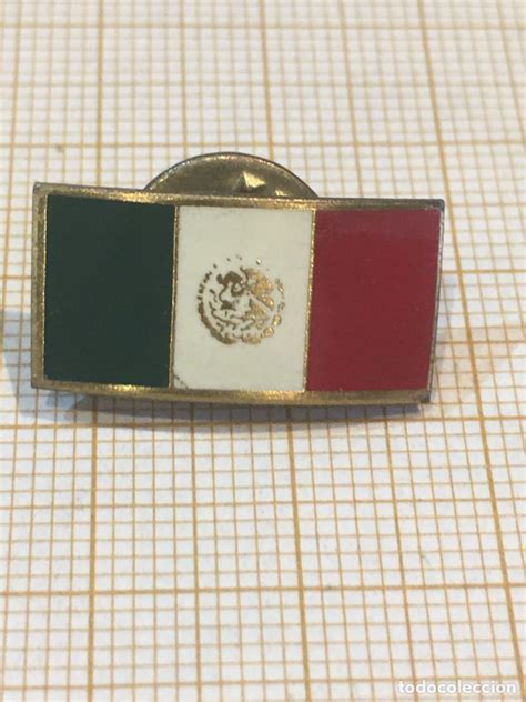Pin Bandera De Mexico Comprar Pins Antiguos Y De Colección En