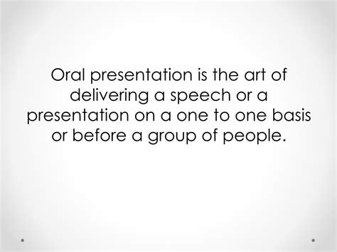 Ppt Oral Presentation Powerpoint Presentation Free Download Id5708527
