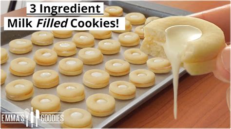 3 Ingredient Condensed Milk Cookies Milk And Cookies All In One Youtube