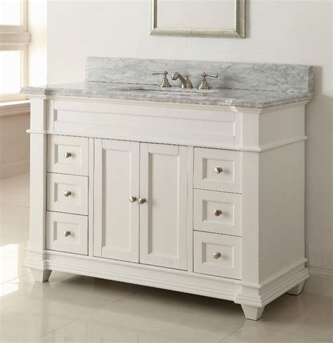 Stunning 54 Inch Bathroom Vanity Single Sink Portrait ...