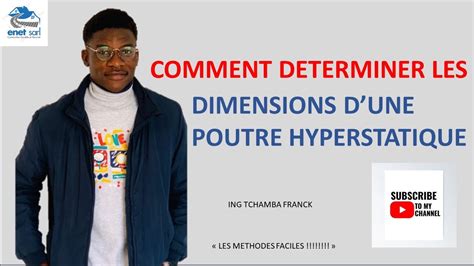 Comment Determiner Les Dimensions Des Poutres Hyperstatiques Predimensionnement Rapide Youtube