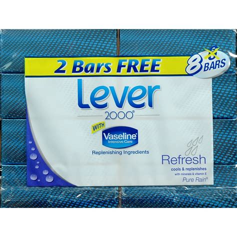 Not to be confused with vaseline, this is a nice soft soap which lathers easily. Lever 2000 Refresh Pure Rain Scent With Vaseline Deodorant ...