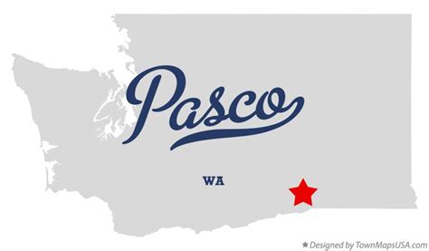 Map Of Pasco Wa Washington