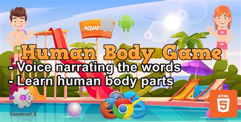 Human Body Game For Kids Educational Game Html5 Capx Games