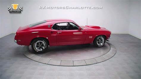 Red 1969 Ford Mustang Boss 429 Rk Motors C Muscle Cars Zone