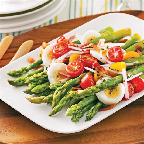 Salade D Asperges Tomates Et Oeufs Recettes Cuisine Et Nutrition